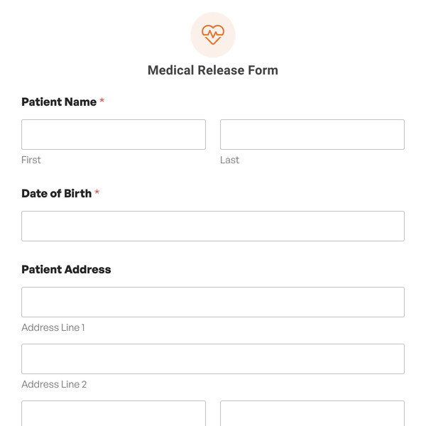 Medical Release Form Template