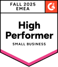 G2 2025 High Performer EMEA badge