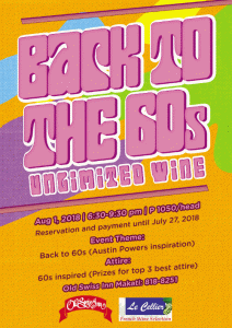 Read more about the article Back to the 60s: Unlimited Wine Party