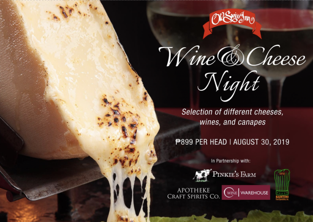 You are currently viewing Wine & Cheese Night at the Old Swiss Inn